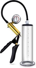 Blush Performance VX6 Male Enhancement Penis Pump System with Brass Pistol Grip, Pressure Gauge, Nterchange Compatible, 9.5 Inch Etched Acrylic Cylinder, Vacuum Release Valve - Advanced Pump for Men - Image 2